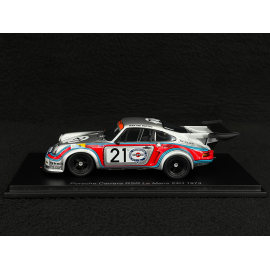 Porsche 911 Carrera Turbo RSR n° 21 24h Le Mans 1974 Martini Racing 1/43 Spark S9791