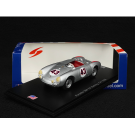 Porsche 550 Spyder n° 43 7th 12h Sebring 1956 1/43 Spark US463