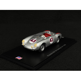 Porsche 550 Spyder n° 43 7th 12h Sebring 1956 1/43 Spark US463