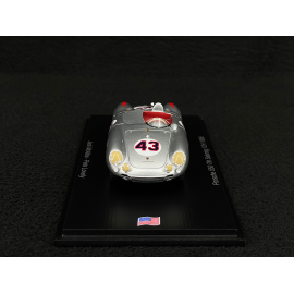Porsche 550 Spyder n° 43 7. 12h Sebring 1956 1/43 Spark US463