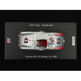 Porsche 550 Spyder n° 43 7. 12h Sebring 1956 1/43 Spark US463