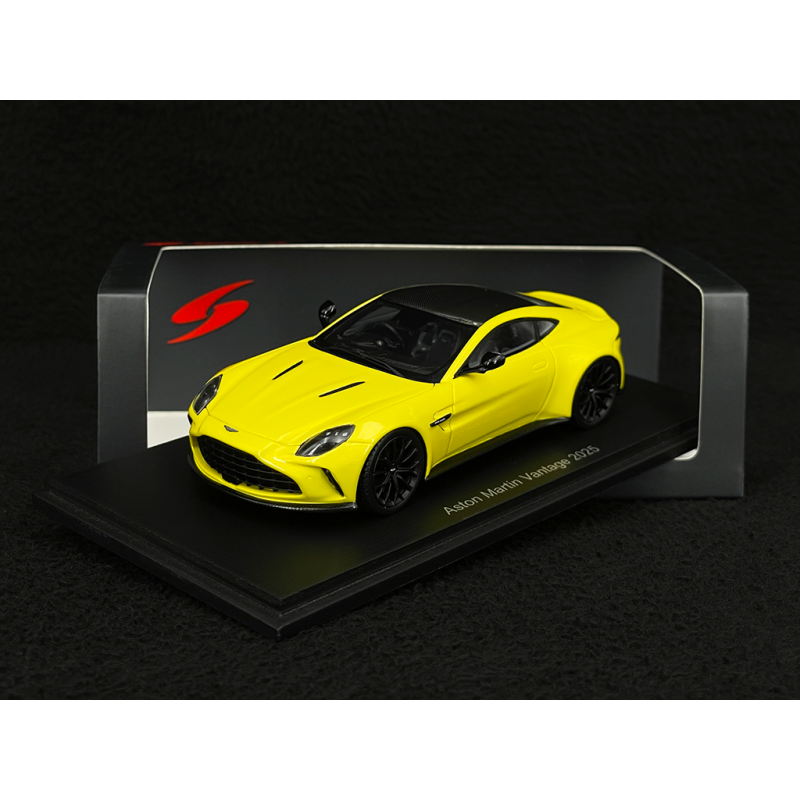 Aston Martin Vantage 2025 Cosmopolitangelb 1/43 Spark S7846