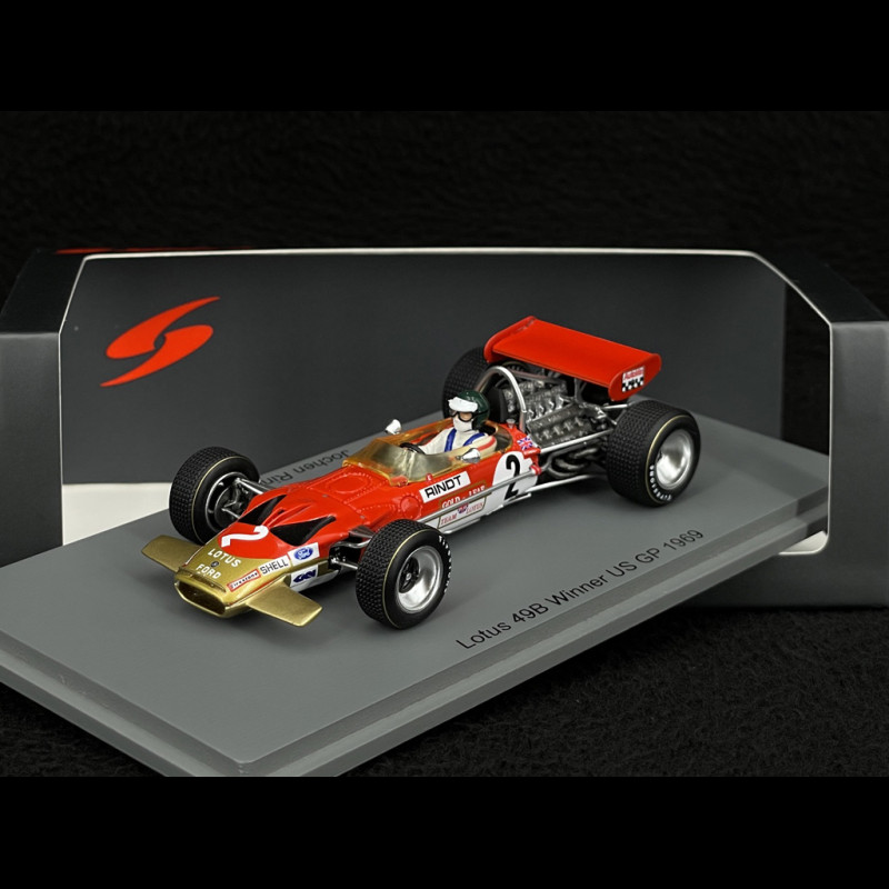 Jochen Rindt Lotus 49B n° 2 Winner US GP 1969 1/43 Spark S6381