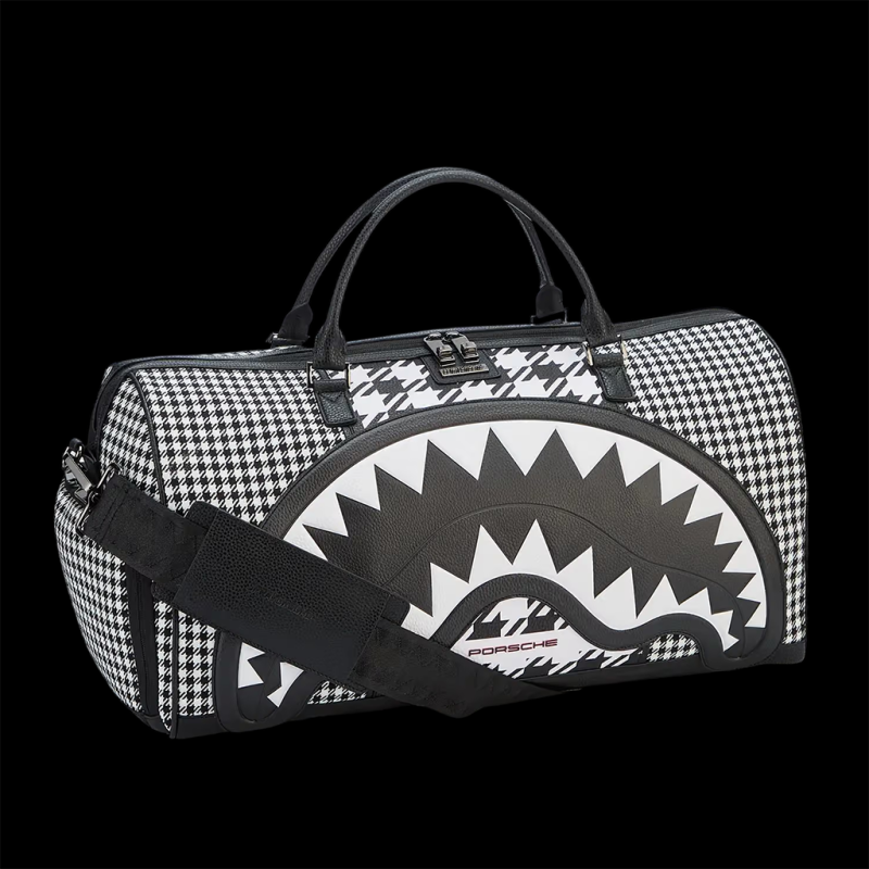 Porsche Travel Bag X Sprayground Pepita Black / White WAP03500326DBP