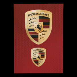 Set of 2 Porsche Badge Stickers WAP05082026WAK