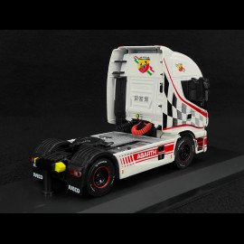 Iveco Stralis Hi-Way 2016 Transport Lkw Abarth Weiß / Rot 1/43 Hachette G1470001