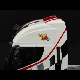 Iveco Stralis Hi-Way 2016 Transport Lkw Abarth Weiß / Rot 1/43 Hachette G1470001
