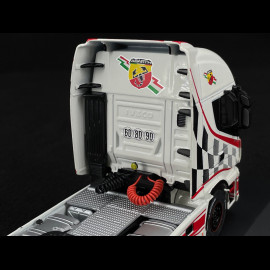 Iveco Stralis Hi-Way 2016 Transport Truck Abarth White / Red 1/43 Hachette G1470001