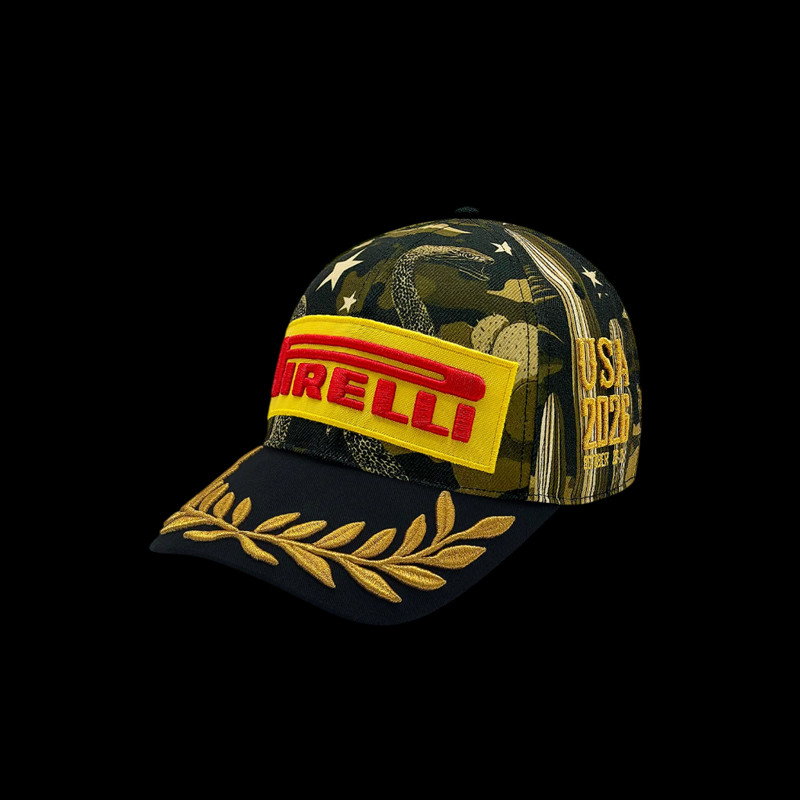 RARE : Pirelli Hat F1 Winner Austin Grand Prix 2026 Embroidered Premium Khaki PIRPC0121 - unisex