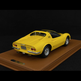 Ferrari Dino 246 GTS 1972 Giallo Modena / Schwarzer Innenraum 1/18 BBR Models P18152D