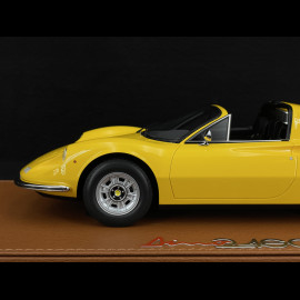 Ferrari Dino 246 GTS 1972 Giallo Modena / Black Interior 1/18 BBR Models P18152D