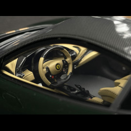 Ferrari 488 Pista 2018 Verde British / Goldene Streifen / Carbon Felgen 1/18 BBR Models P18145N