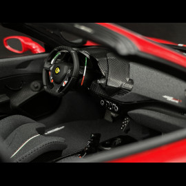 Ferrari 488 Pista Spider 2018 Rosso Corsa / Italienischer Trikolore Streifen 1/18 BBR Models P18162C4