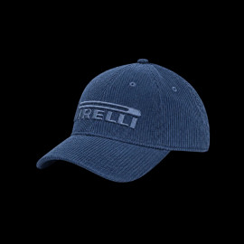 Pirelli Hat F1 Embroidered / Ribbed Velvet Premium Navy Blue PIRPC0152 - unisex