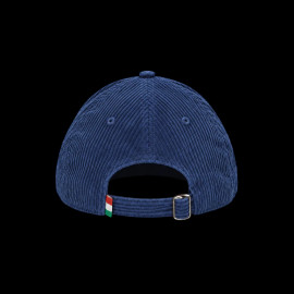 Pirelli Cap F1 Bestickte / Gerippter Samt Premium Marineblau PIRPC0152 - unisex