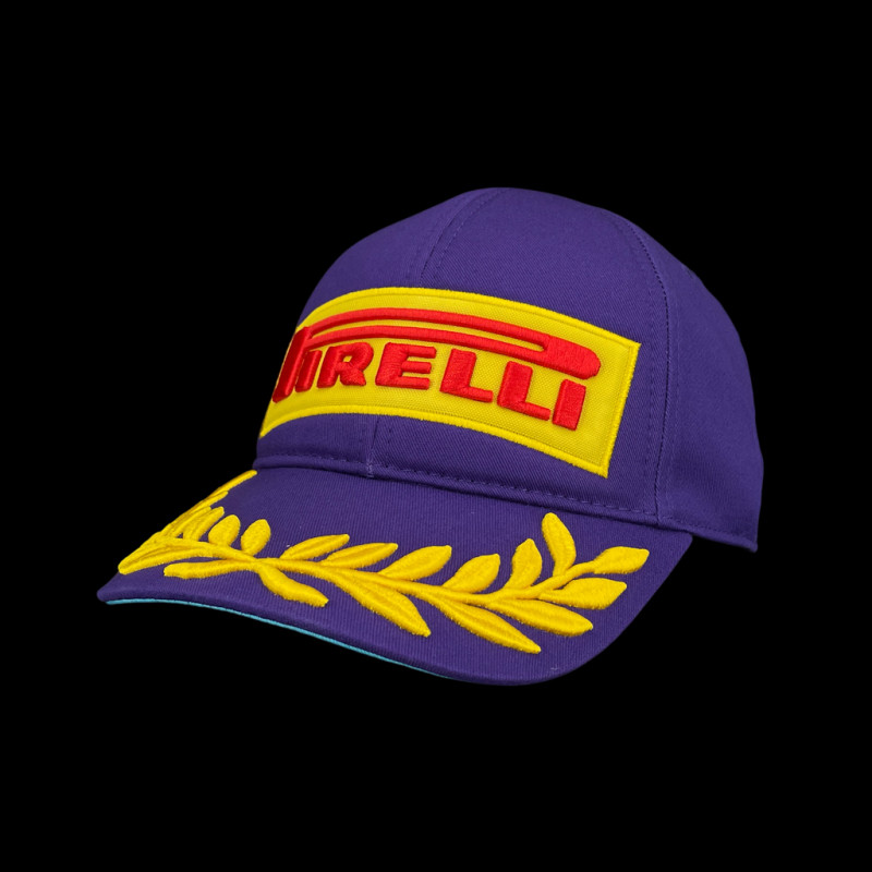 RARE : Pirelli Hat F1 Winner Embroidered Premium Purple PIRPC0129 - unisex