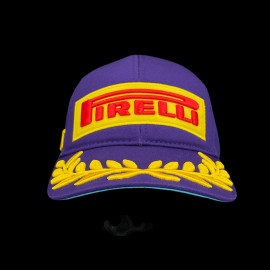 SELTEN : Pirelli Cap F1 Sieger Bestickte Premium Lila PIRPC0129 - unisex