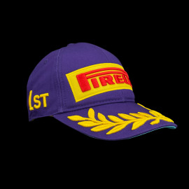 SELTEN : Pirelli Cap F1 Sieger Bestickte Premium Lila PIRPC0129 - unisex