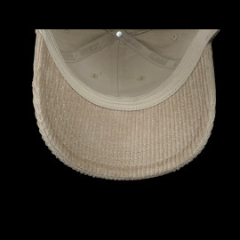 Pirelli Hat F1 Embroidered / Ribbed Velvet Premium Beige PIRPC0153 - unisex