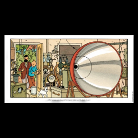 Tim und Struppi Poster - Das Labor - Der Fall Bienlein 50 x 26,5 cm 23019