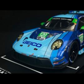 Porsche 911 GT3 R Typ 992 n° 120 7. GTD 24h Daytona 2024 1/18 Ixo LEGT18-120DYT24