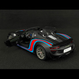 Porsche 918 Spyder n° 15 Weissach Package Martini 2013 Mattschwarz 1/18 Autoart 77929