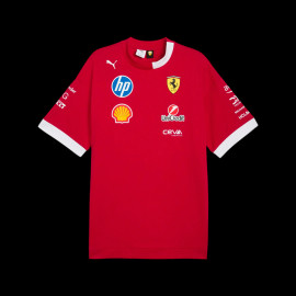 Ferrari T-shirt F1 Team Leclerc / Hamilton Puma Dark Red 701232810-001 - unisex