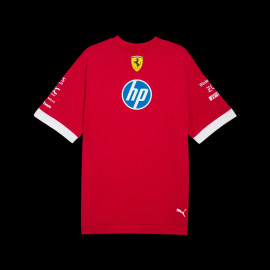Ferrari T-shirt F1 Team Leclerc / Hamilton Puma Dark Red 701232810-001 - unisex