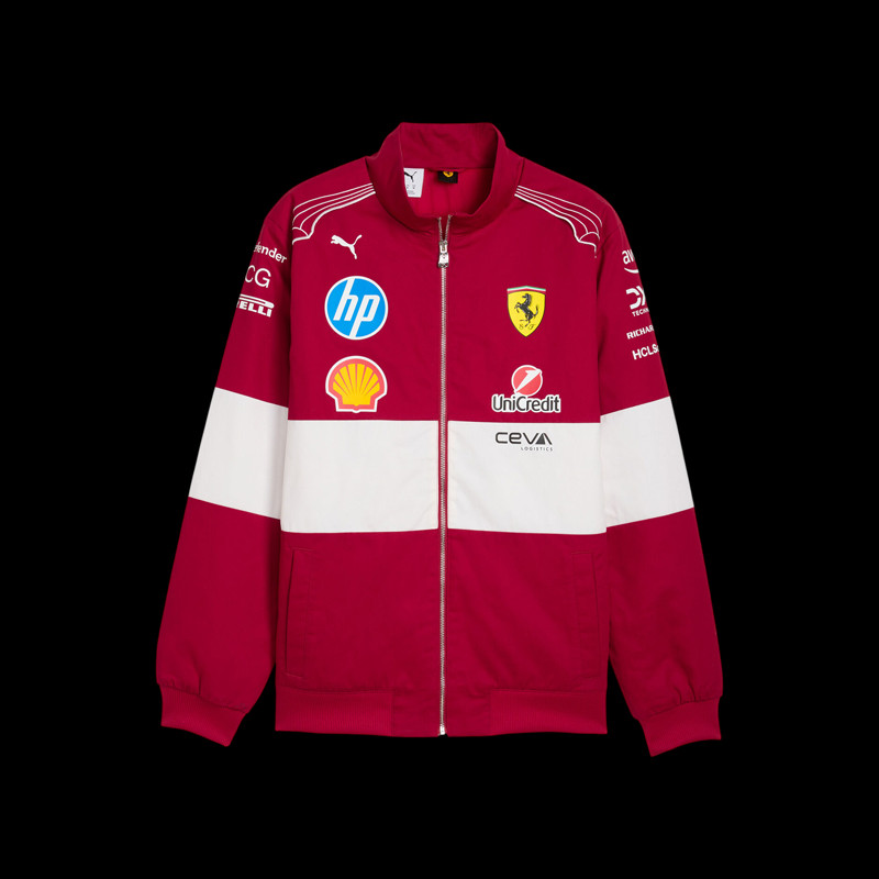 Ferrari Jacke F1 Team Leclerc / Hamilton Puma Dunkelrot / Weiß 701232815-001 - unisex