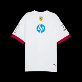 Ferrari T-shirt F1 Team Leclerc / Hamilton Puma White 701232810-002 - unisex