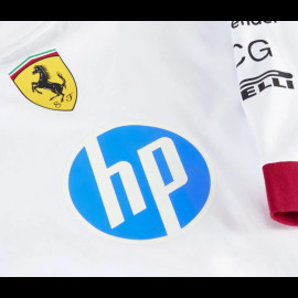 Ferrari T-Shirt F1 Team Leclerc / Hamilton Puma Weiß 701232810-002 - unisex