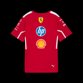 Ferrari T-Shirt Günstige F1 Team Leclerc / Hamilton Puma Dunkelrot 701232809-001 - unisex
