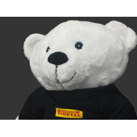 Pirelli Plush F1 Winner Soft Teddy Bear White PIRPC0080