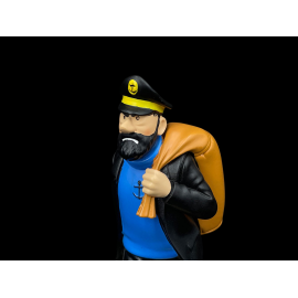 Tim und Struppi Figur Kapitän Haddock - Auf dem Weg ! - Die 7 Kristallkugeln 12 cm 42188