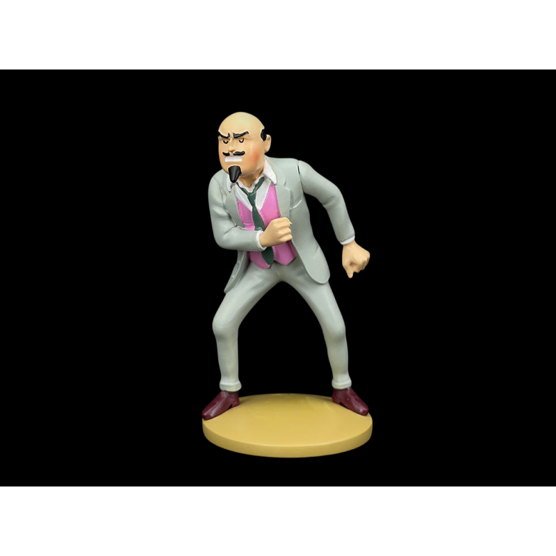 Tintin Figurine - Dr. Müller Incendiary - The Black Island 12 cm 42237