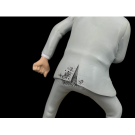 Tintin Figurine - Dr. Müller Incendiary - The Black Island 12 cm 42237