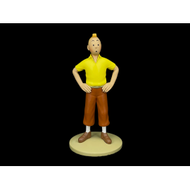 Tim und Struppi Figur - Tim in einem gelben Polohemd - Die Zigarren des Pharaos 12 cm 42263