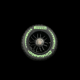 Pirelli Magnet F1 Intermediate Tyre Green - Decorative Magnet PIRPC0140