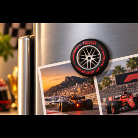 Pirelli Magnet F1 Soft-Reifen Rot - Dekomagnet PIRPC0138