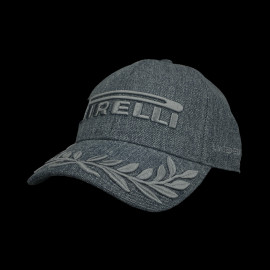 Pirelli Cap F1 Bestickte Premium Denimblau PIRPC0154 - unisex