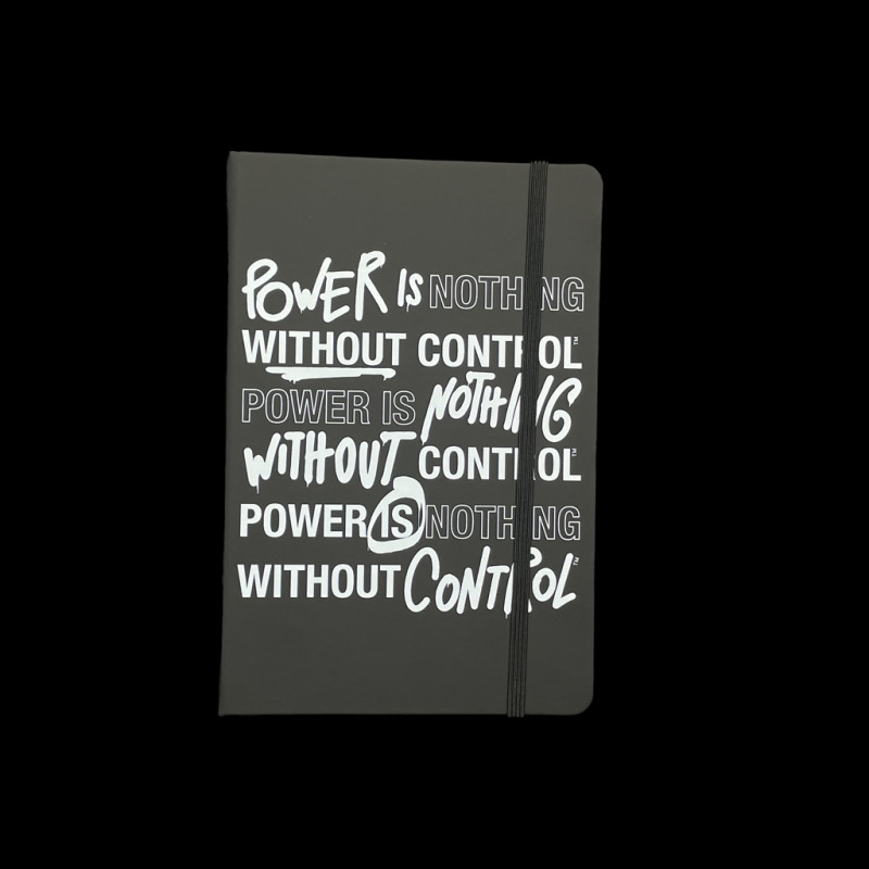 Pirelli Notebook F1 A5 "Power is Nothing Without Control" Black PIRPC0144