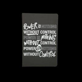 Pirelli Notebook F1 A5 "Power is Nothing Without Control" Black PIRPC0144