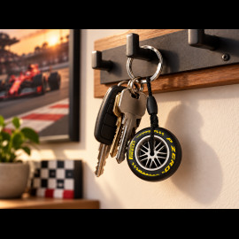 Pirelli Keyring F1 Medium Tyre Yellow PIRPC0132