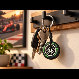 Pirelli Keyring F1 Intermediate Tyre Green PIRPC0133