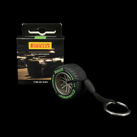 Pirelli Keyring F1 Intermediate Tyre Green PIRPC0133