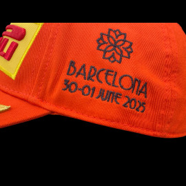 SELTEN : Pirelli Cap F1 Sieger Barcelona Grand Prix F1 Bestickte Premium Orange PIRPC0086 - unsiex