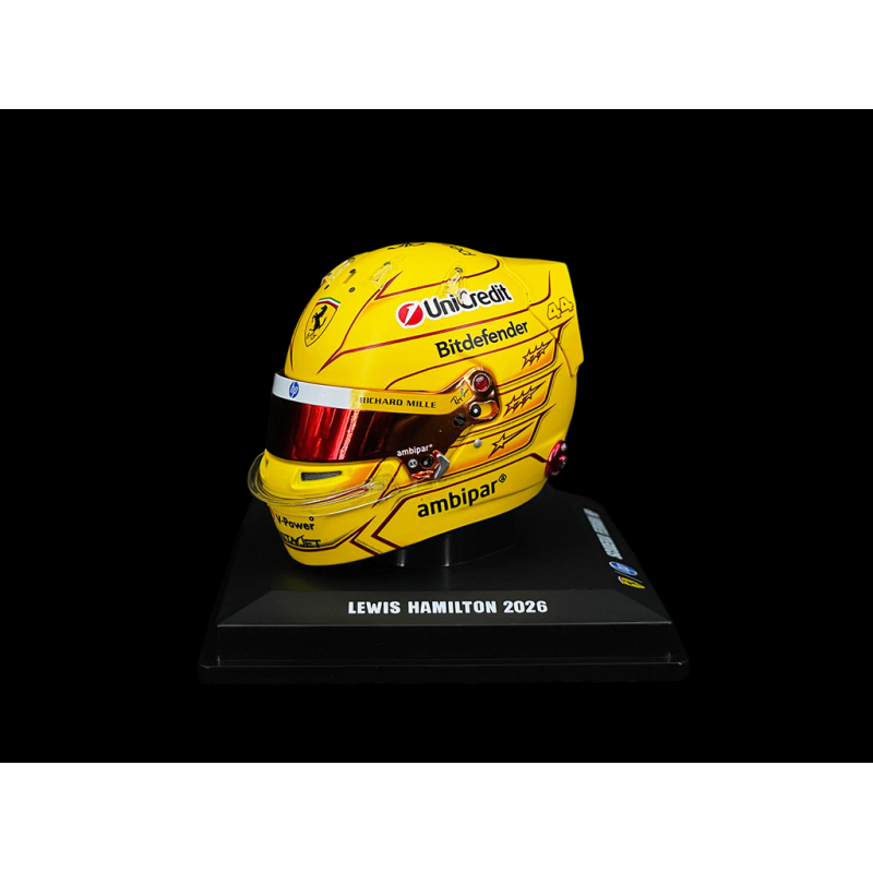 Lewis Hamilton Helmet Ferrari n° 44 Season 2026 F1 1/5 LookSmart LSHEL031