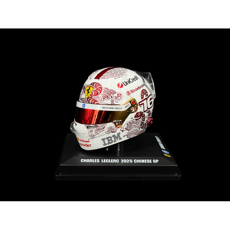 Charles Leclerc Helm Ferrari n° 16 GP China 2025 F1 1/5 LookSmart LSHEL011