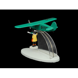 Tim und Struppi Flugzeug - Jo, Zette et Jocko : Ziel New York - Das mit Skiern ausgestattete Flugzeug 19 cm 29569