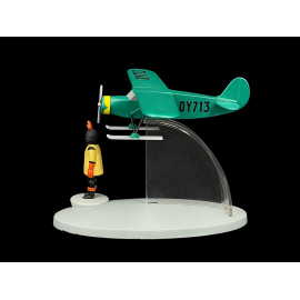 Tintin Airplane - Jo, Zette et Jocko : Destination New York - The Ski-equipped Aircraft 19 cm 29569